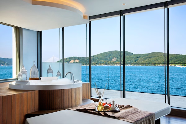 Sauna, hot tub, steam room, Turkish bath/hammam, body treatments