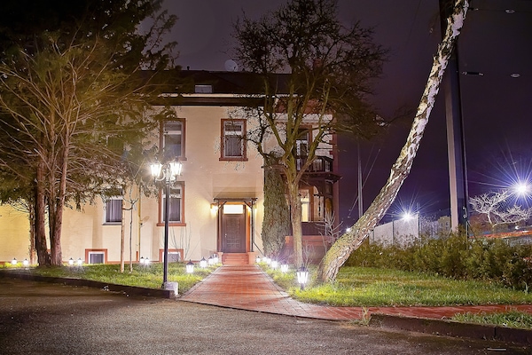 Front of property - evening/night