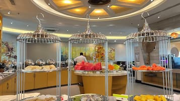 Free buffet breakfast