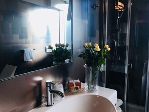 Doppia Standard | Bagno | Set di cortesia gratuito, asciugacapelli, bidet, asciugamani