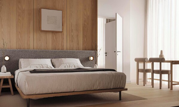 Estudi familiar | 1 dormitori, minibar i escriptori 