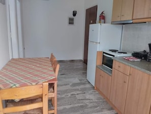 Apartment, 1 Bedroom, Balcony | Private kitchen