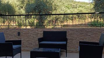 Appartement, 1 chambre, vue montagne | Terrasse/Patio