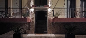 Façade de l’hébergement