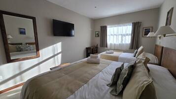 In-room safe, desk, laptop workspace, blackout curtains