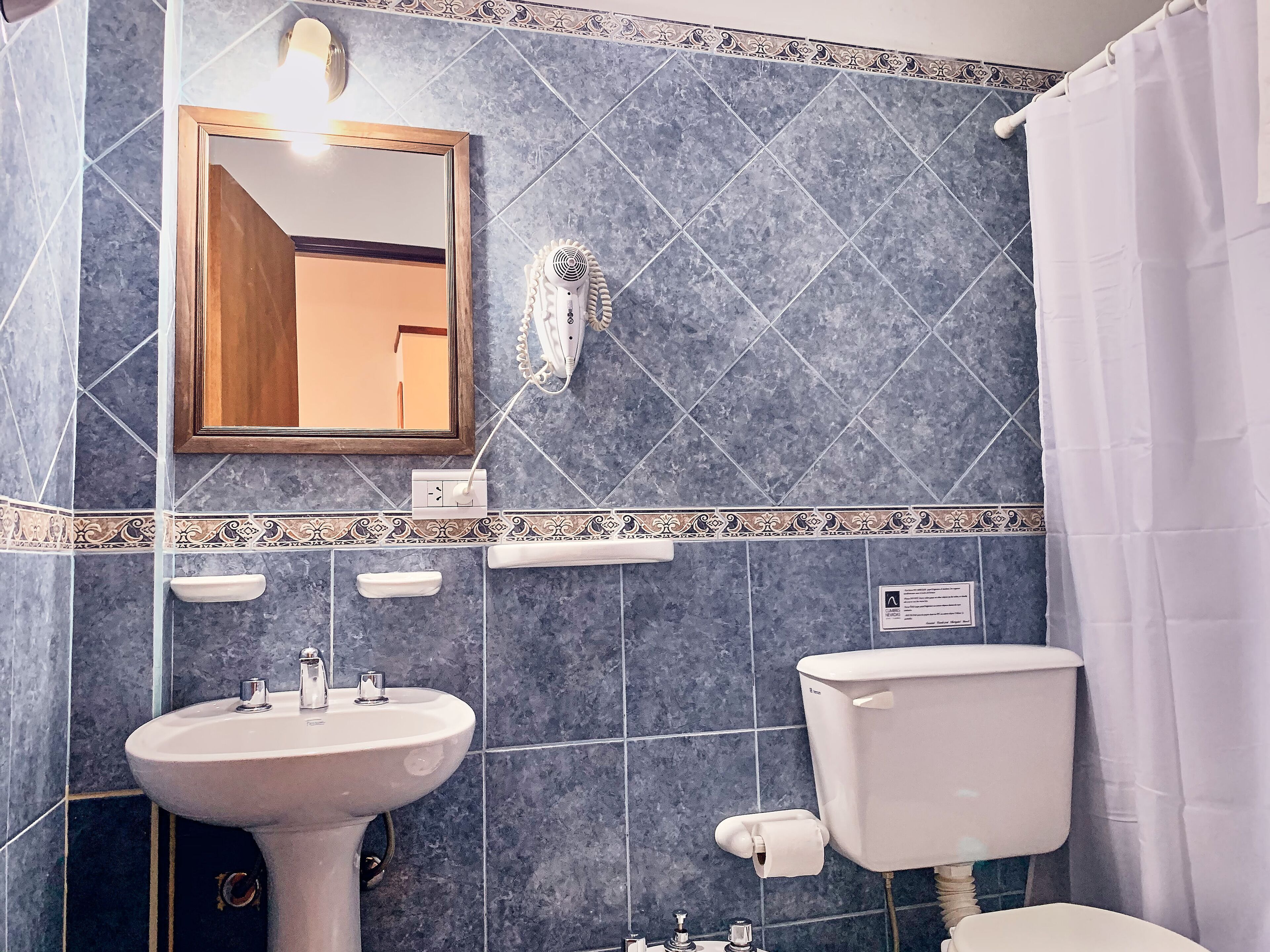 comfort triple room, 1 bedroom, private bathroom, hill view | bathroom | combined shower/bathtub, free toiletries, hair dryer, bidet