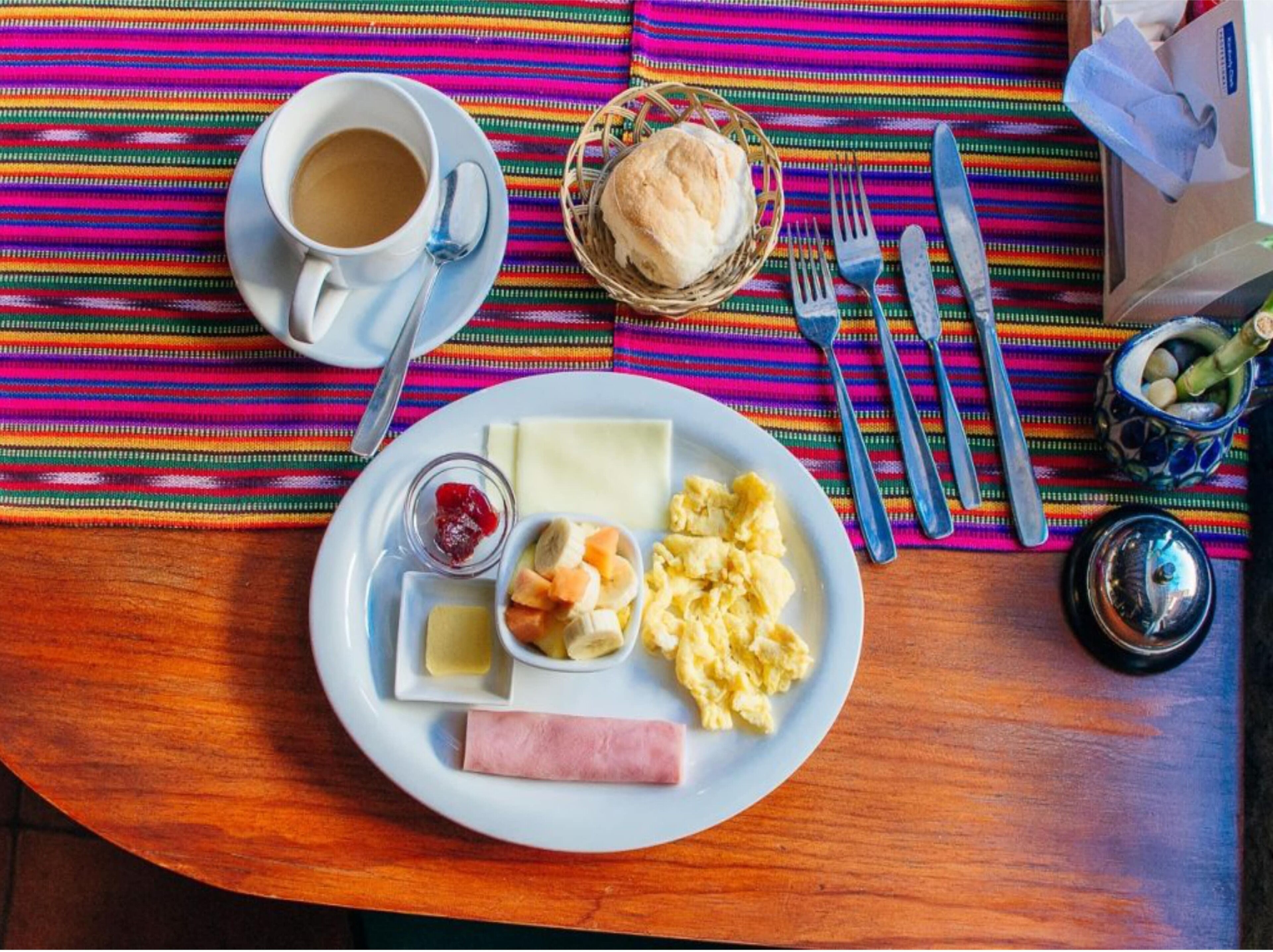 free daily cooked-to-order breakfast