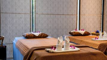 Couples treatment room(s), body treatments, Thai massages