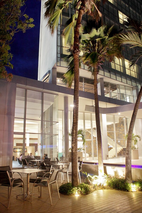 Front of property - evening/night