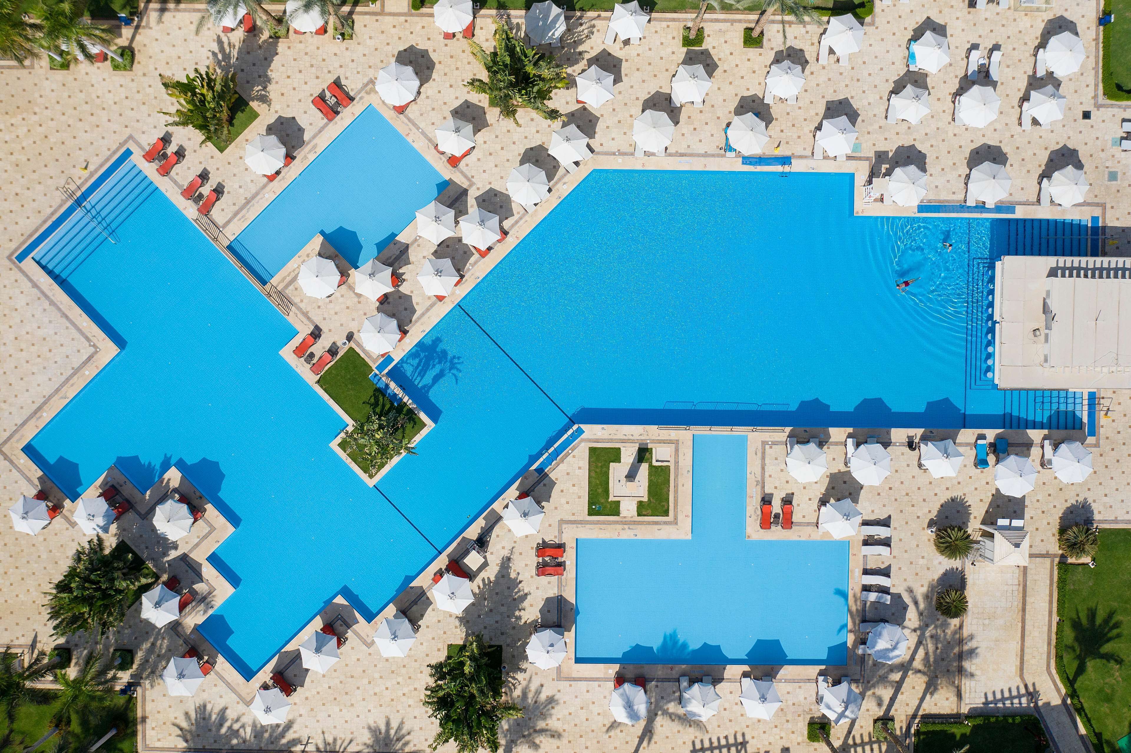 7 outdoor pools, cabanas (surcharge), pool umbrellas