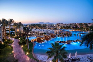 7 outdoor pools, cabanas (surcharge), pool umbrellas - Rixos Sharm El Sheikh Adults Only 18 + (Sharm El Sheikh)