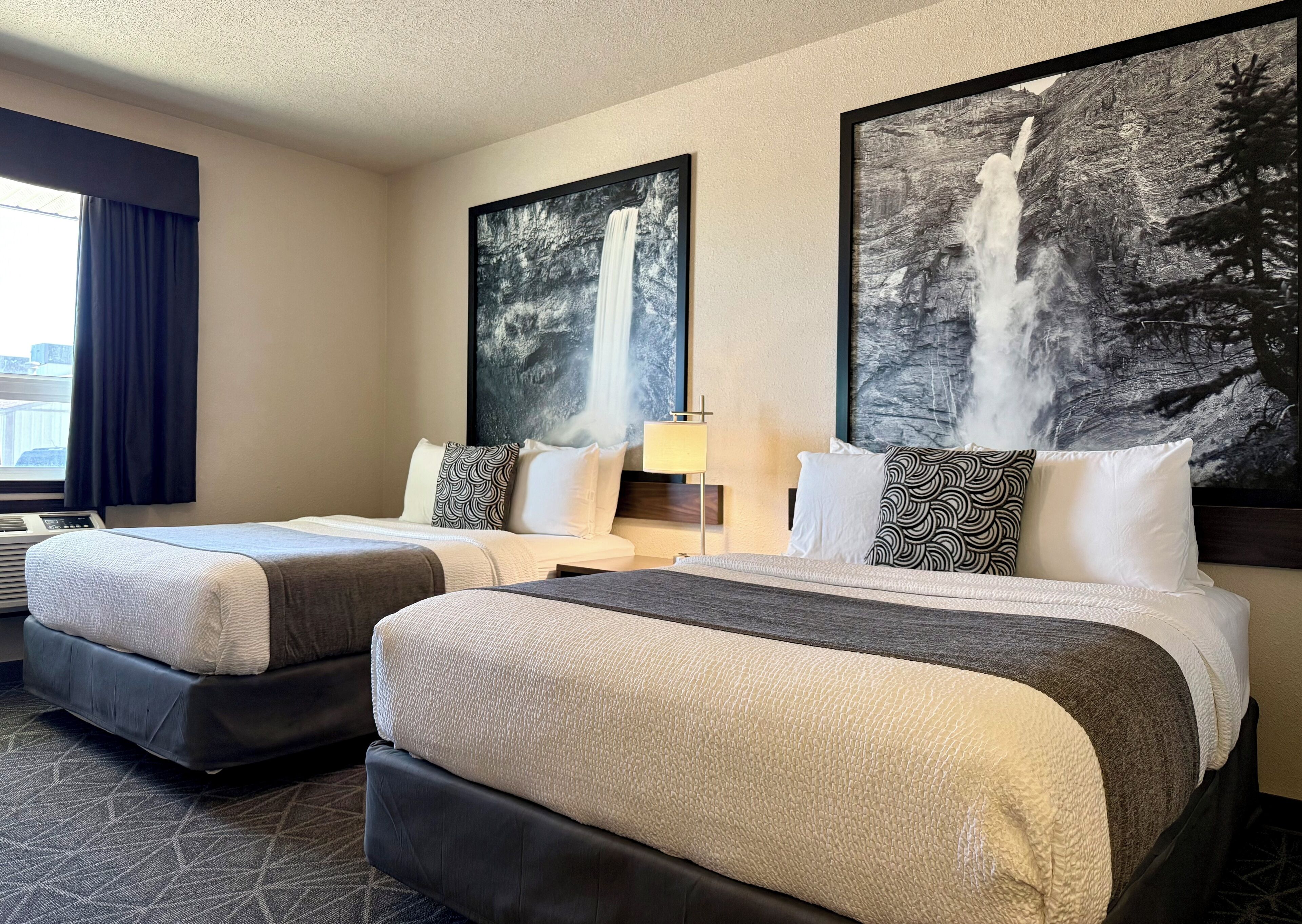 standard room, 2 queen beds | pillow-top beds, desk, laptop workspace, blackout curtains