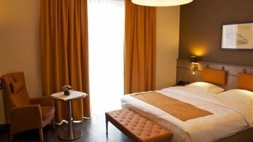 In-room safe, desk, blackout drapes, iron/ironing board