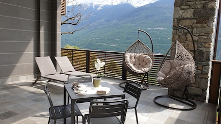 Panoramic Suite, Terrace, Mountain View | 1 bedroom, premium bedding, minibar, in-room safe