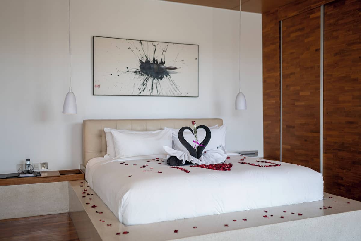 Villa, 1 Bedroom - Honeymoon Package | 고급 침구, 미니바, 객실 내 금고, 책상