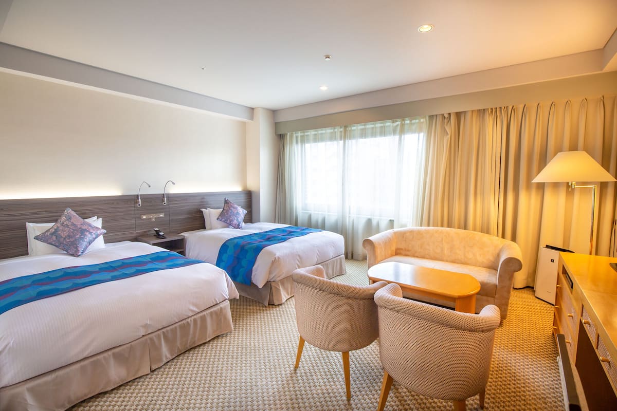 Habitación Deluxe con 2 camas individuales, no fumadores | Wifi gratis y ropa de cama