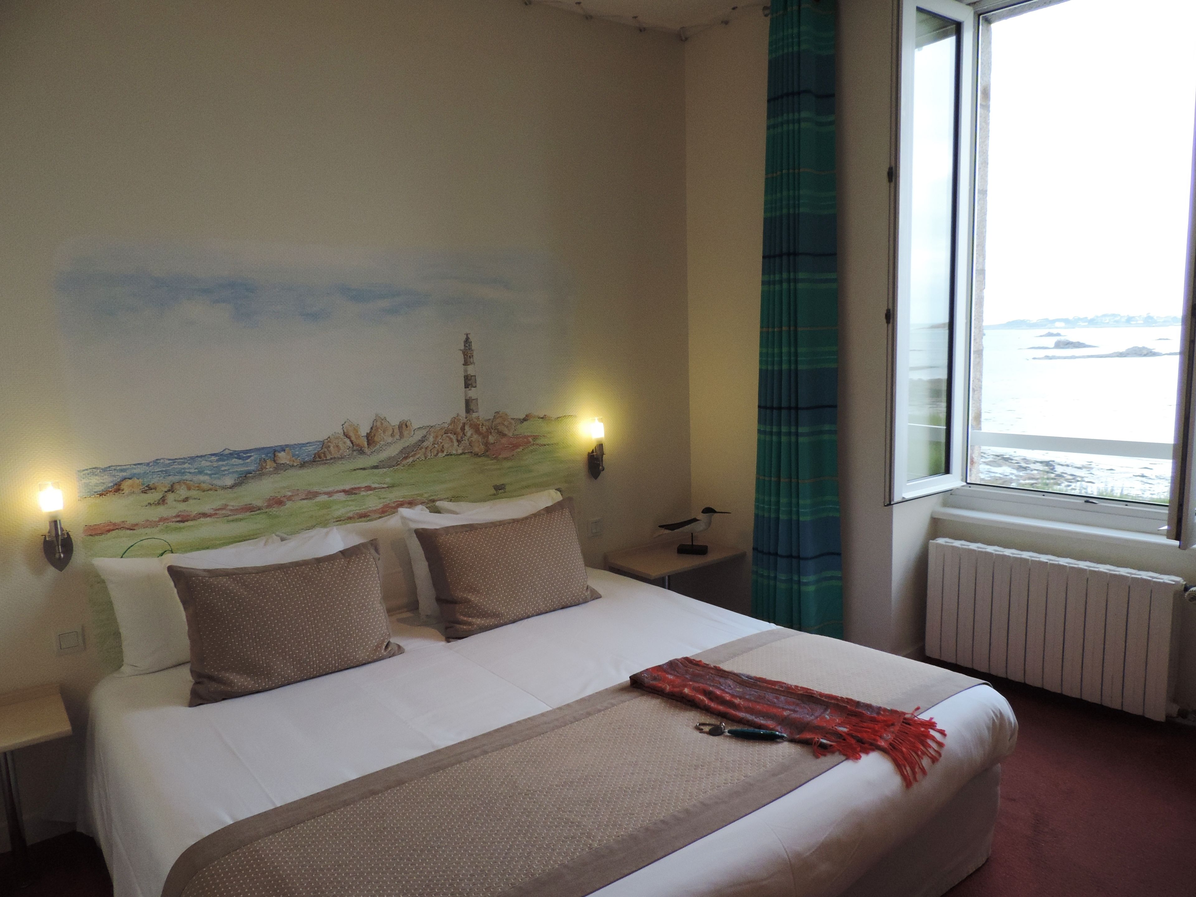 superior double room, non smoking, sea view (rivage) | 1 bedroom, individually decorated, blackout curtains, iron/ironing board