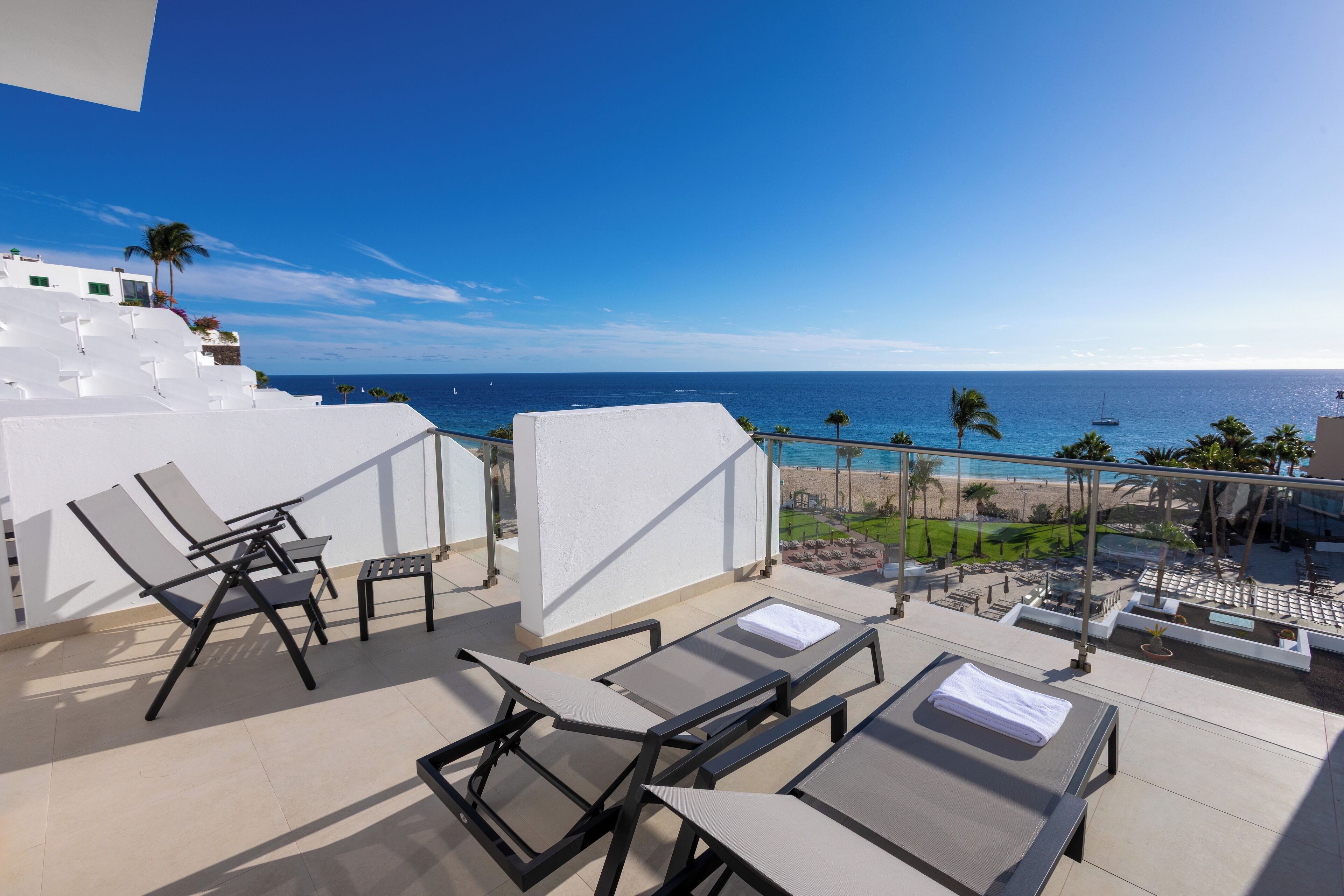 Dobbeltværelse - balkon - havudsigt | Balkon