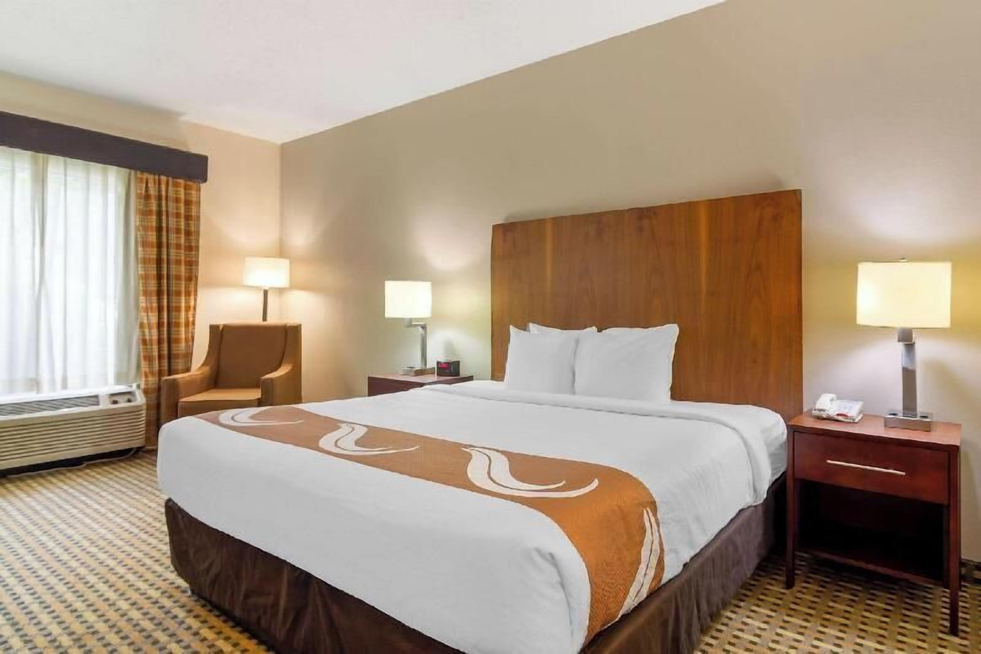 Egyptian cotton sheets, down duvets, pillow-top beds, in-room safe