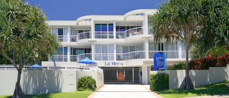 Voorkant van accommodatie