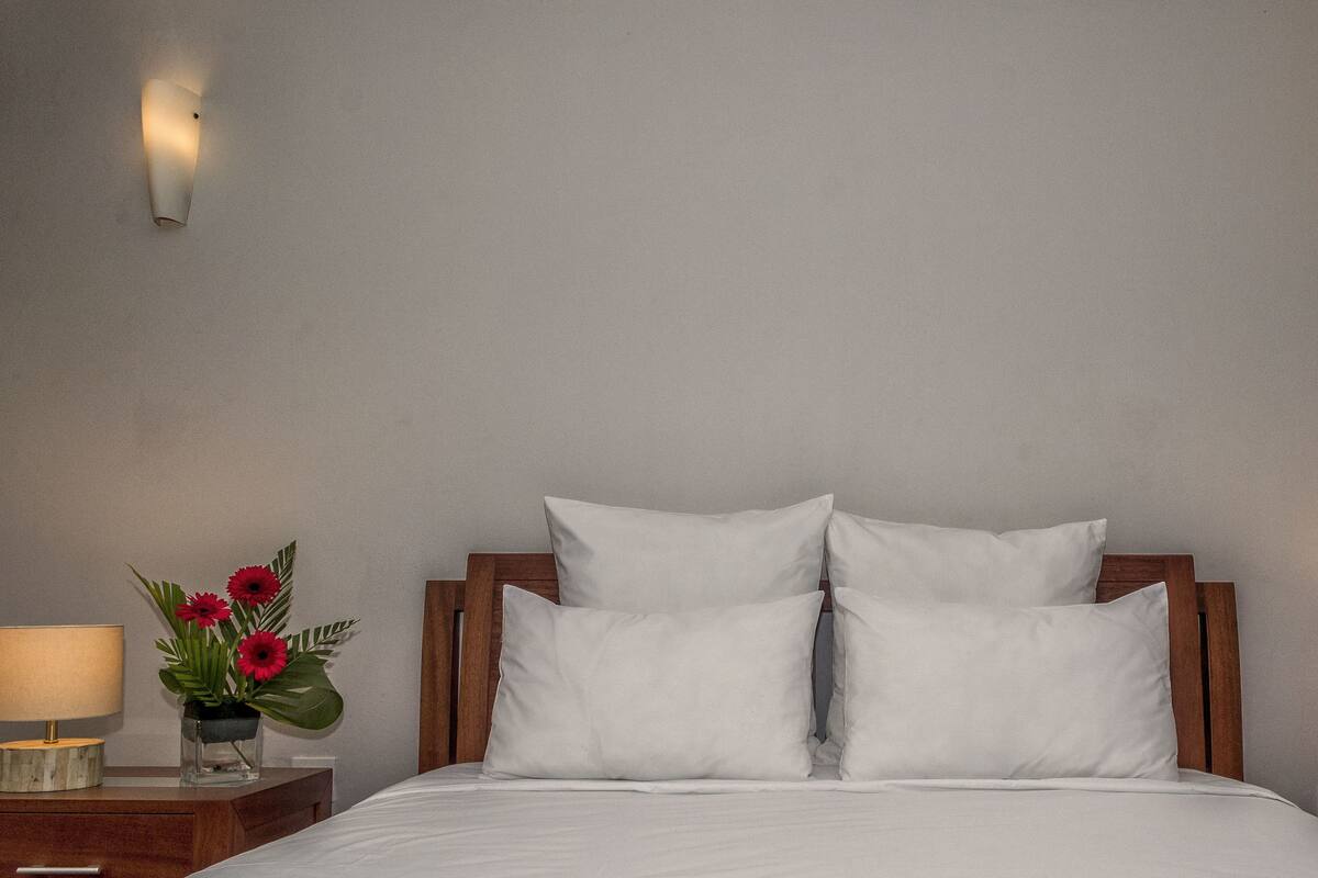 Apartemen Mewah, 1 kamar tidur | Seprai premium, bantalan ekstra lembut, brankas, dan tirai kedap cahaya