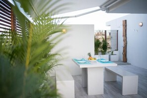 Penthouse de lujo, 1 habitación | Terraza o patio