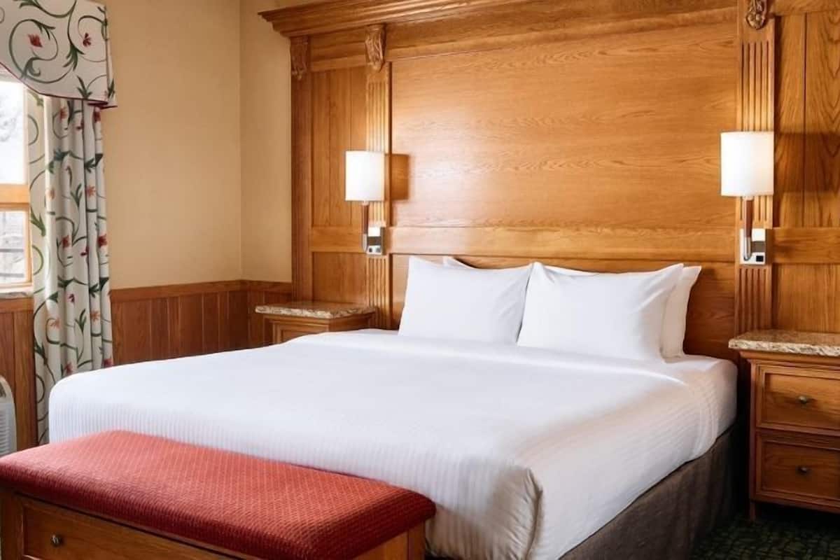 Deluxe Studio Suite, 1 King Bed | Desk, free WiFi, bed sheets, wheelchair access