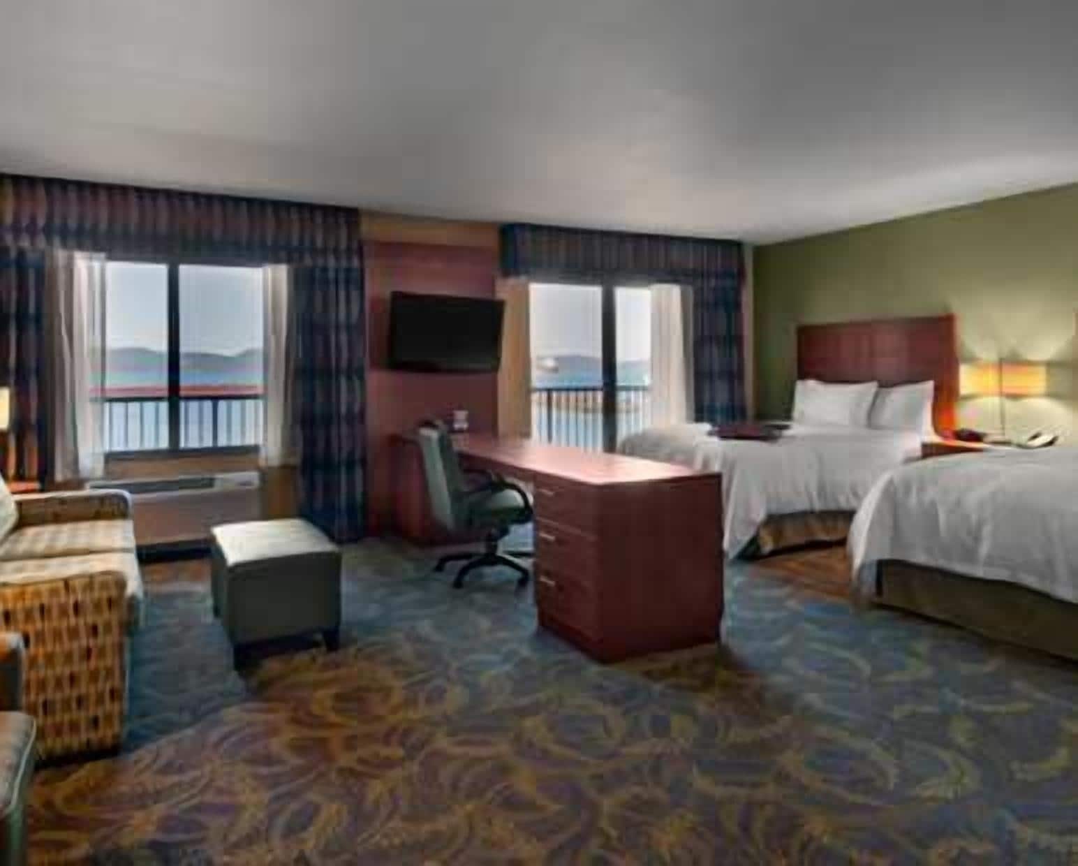 studio, 2 queen beds, accessible | view from room