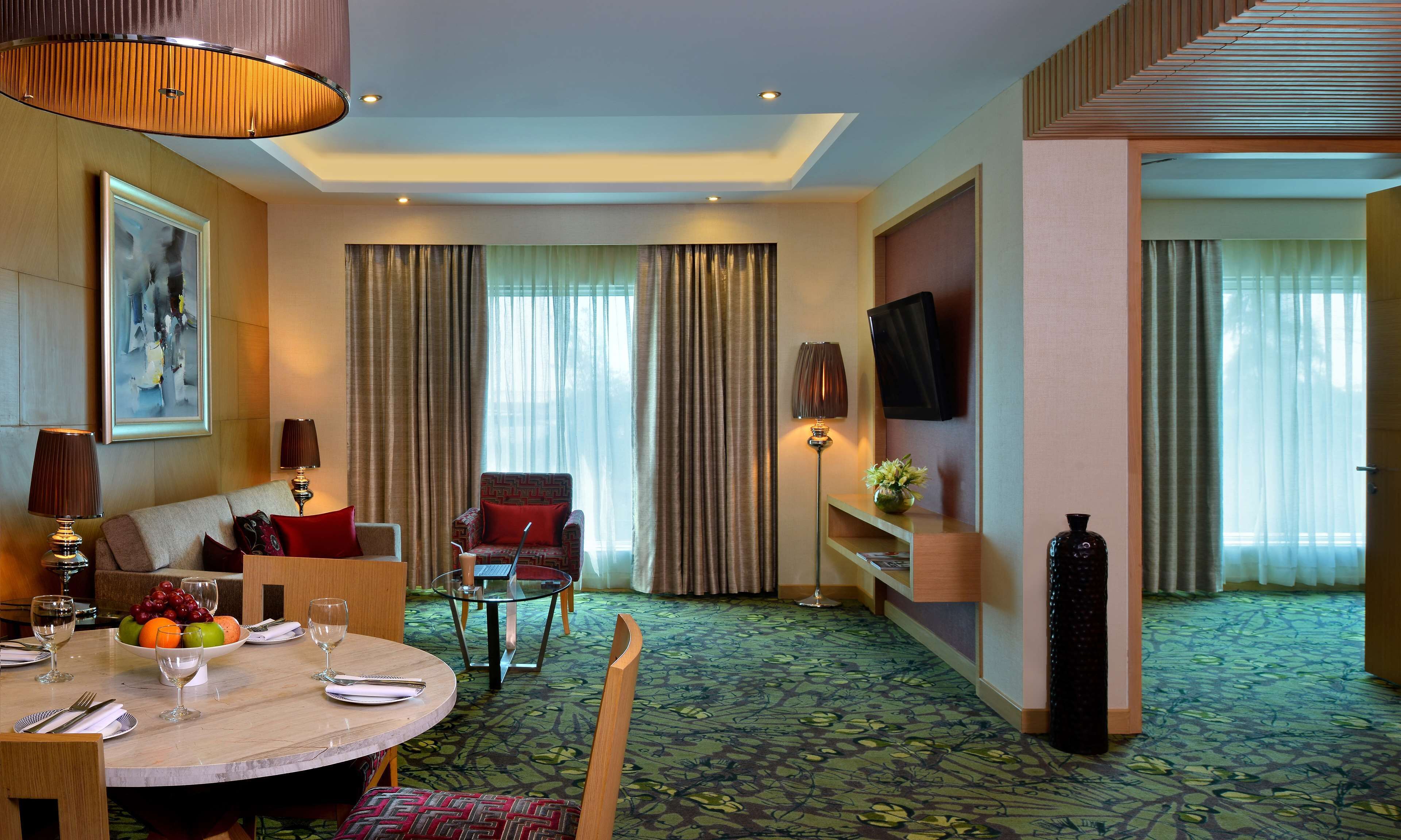 In-room safe, desk, laptop workspace, iron/ironing board