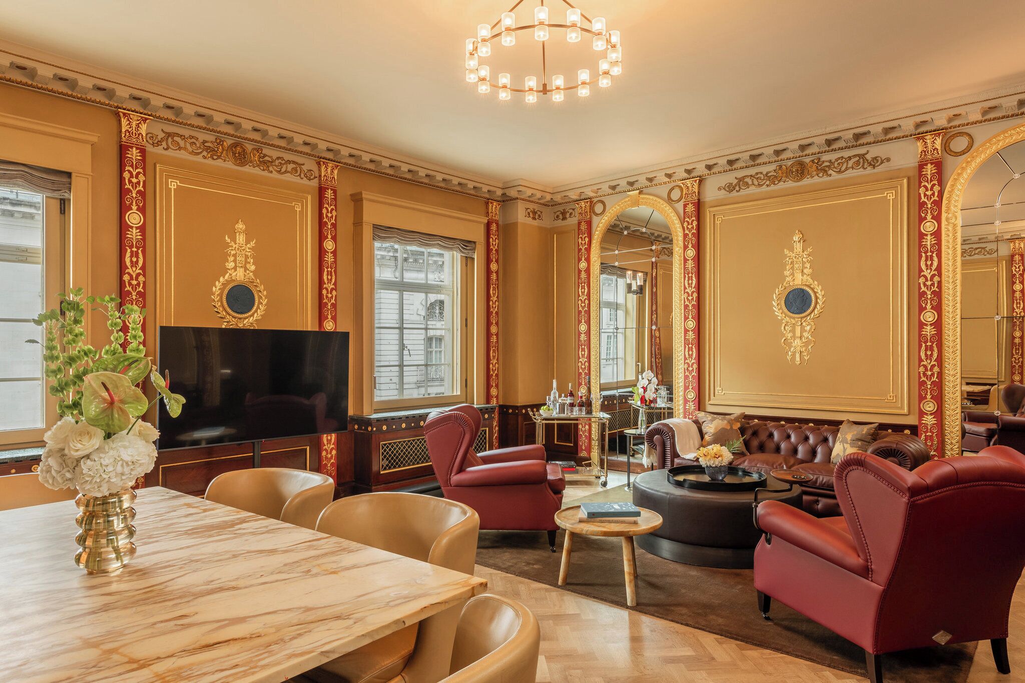 1 多间卧室、埃及棉床单、高档床上用品、迷你吧