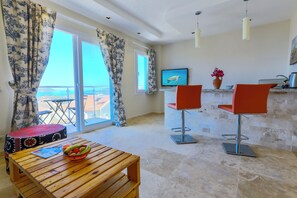 Junior Suite, Balcony, Sea View | Premium bedding, minibar, soundproofing, iron/ironing board - Saylam Suites (Kas)