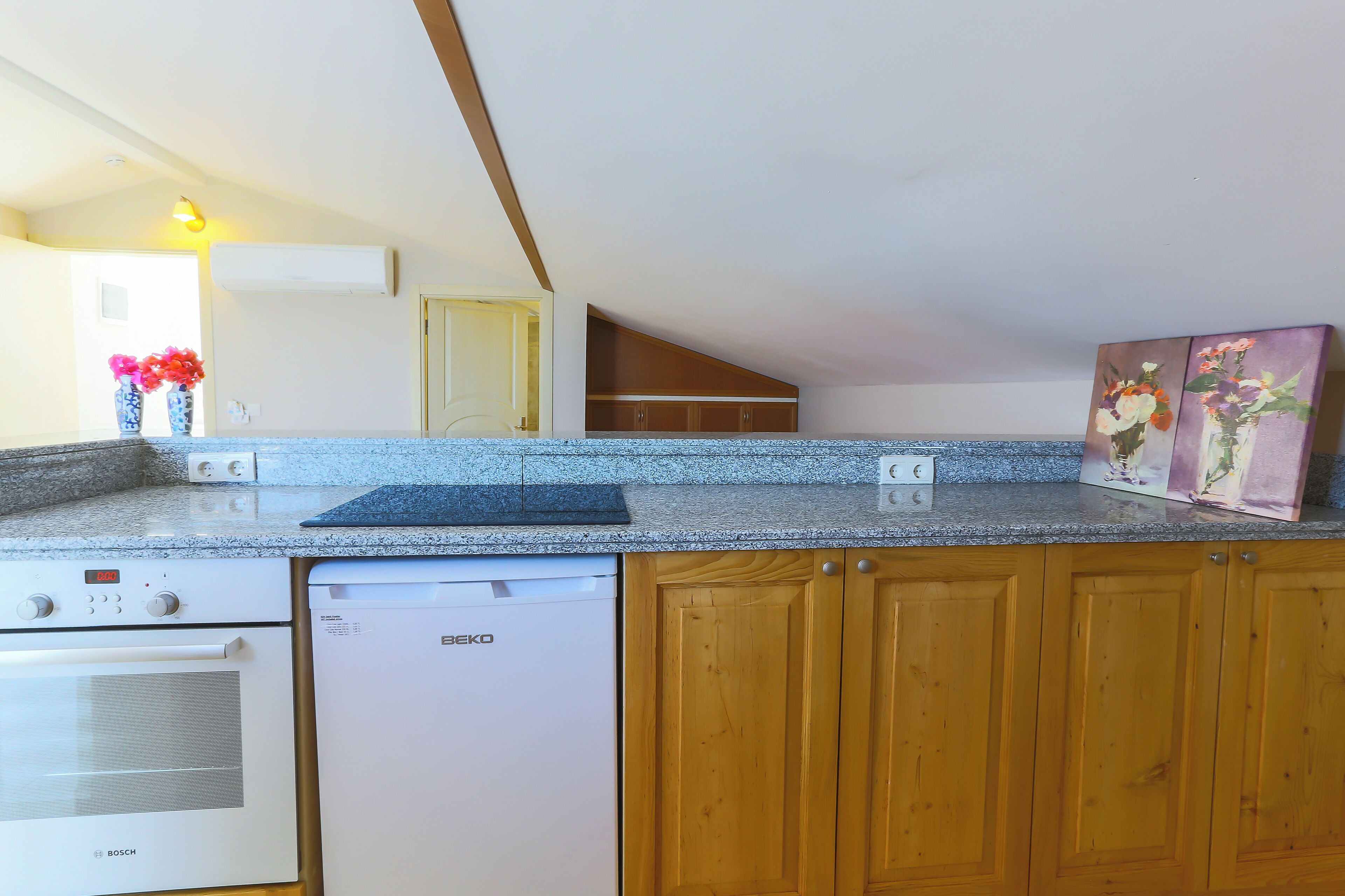 penthouse, terrace | private kitchen | fridge, stovetop, coffee/tea maker, electric kettle