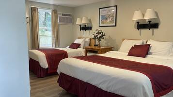 Blackout drapes, iron/ironing board, free WiFi, bed sheets