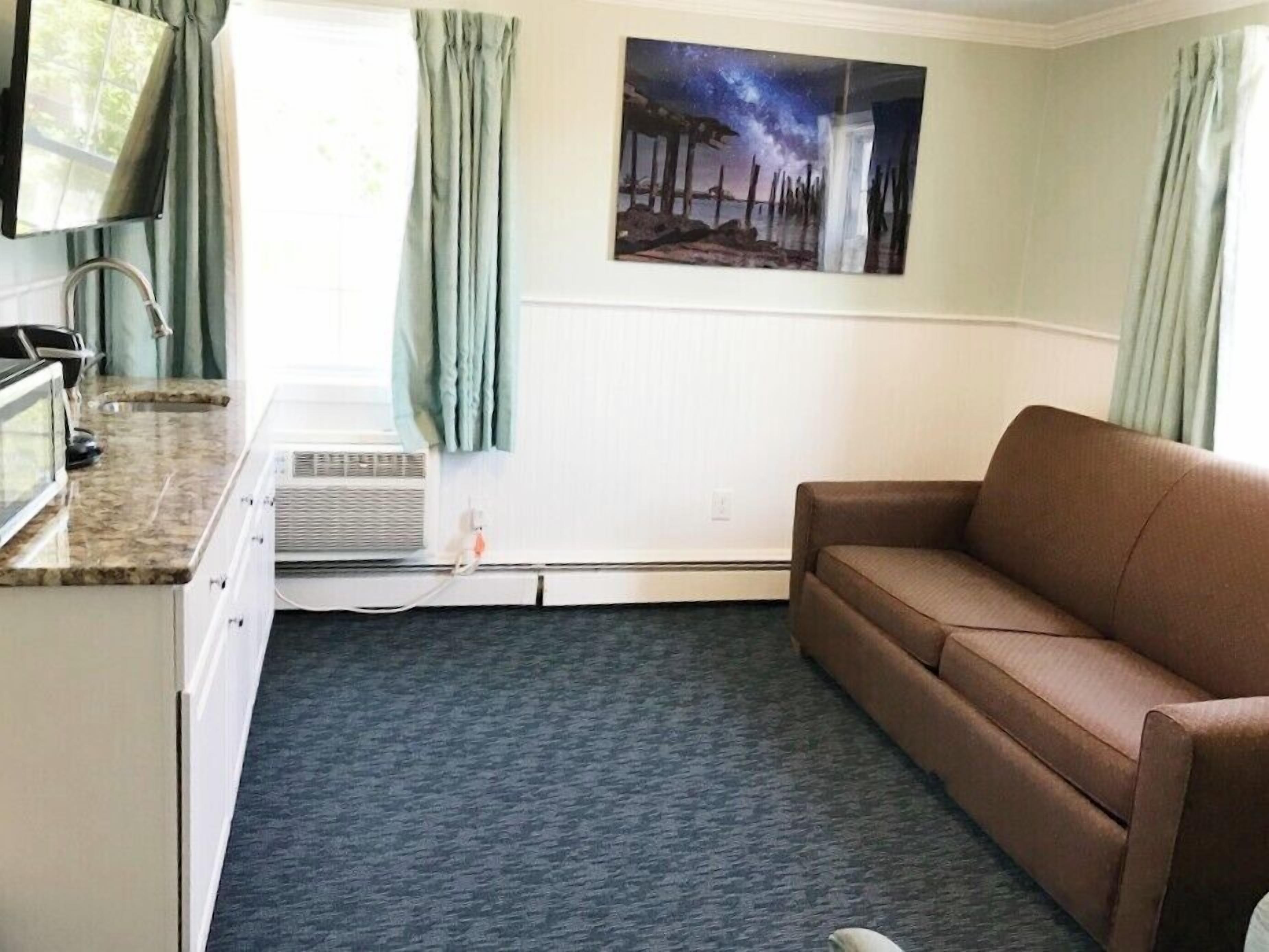 standard suite | living area | flat-screen tv