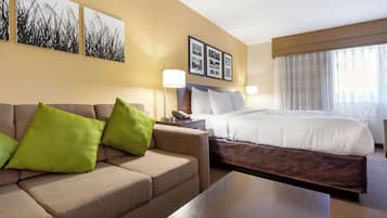 Pillow-top beds, desk, iron/ironing board, free WiFi