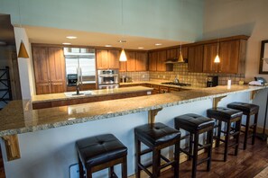 Microwave, coffee/tea maker, paper towels