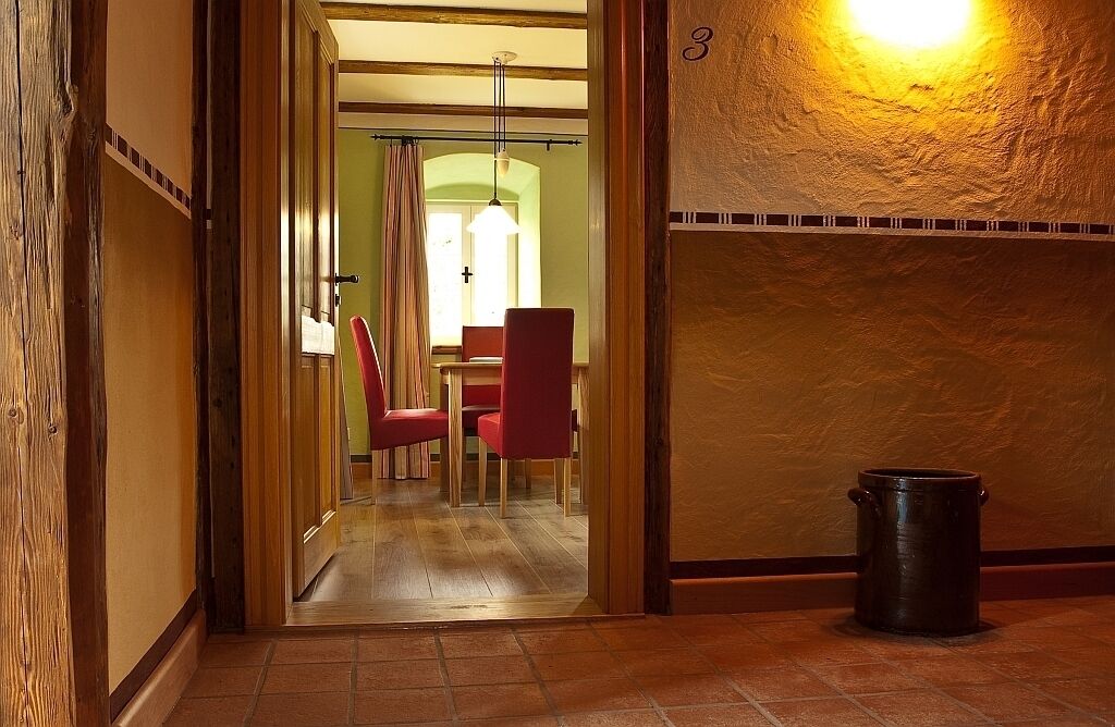 superior duplex | living area | 35-inch flat-screen tv with cable channels, tablet