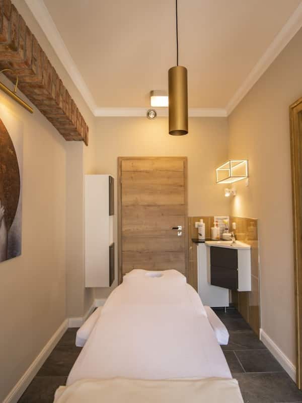 Sauna, mud baths, hot stone massages, Ayurvedic treatments, massages