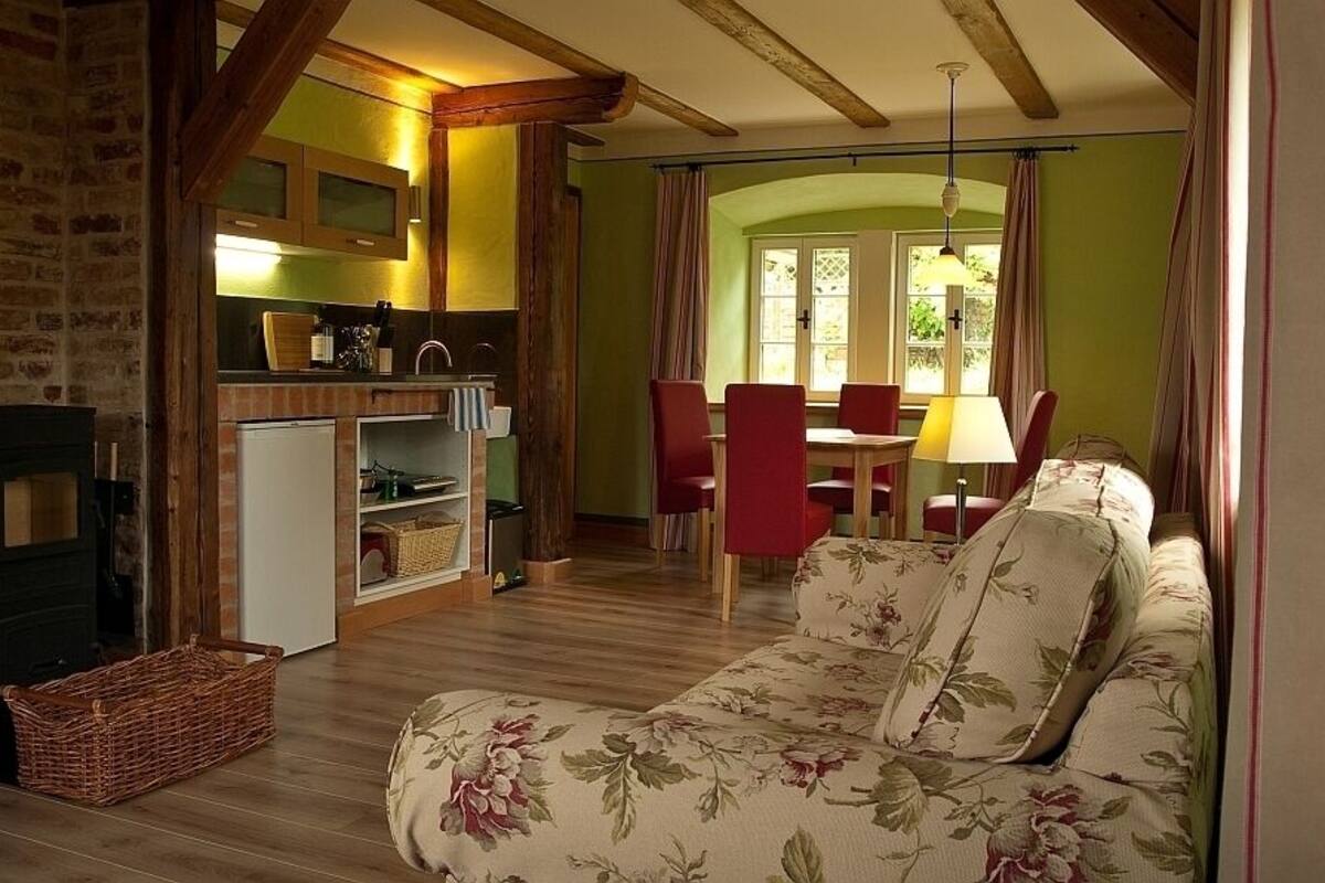 mini-fridge, high chair