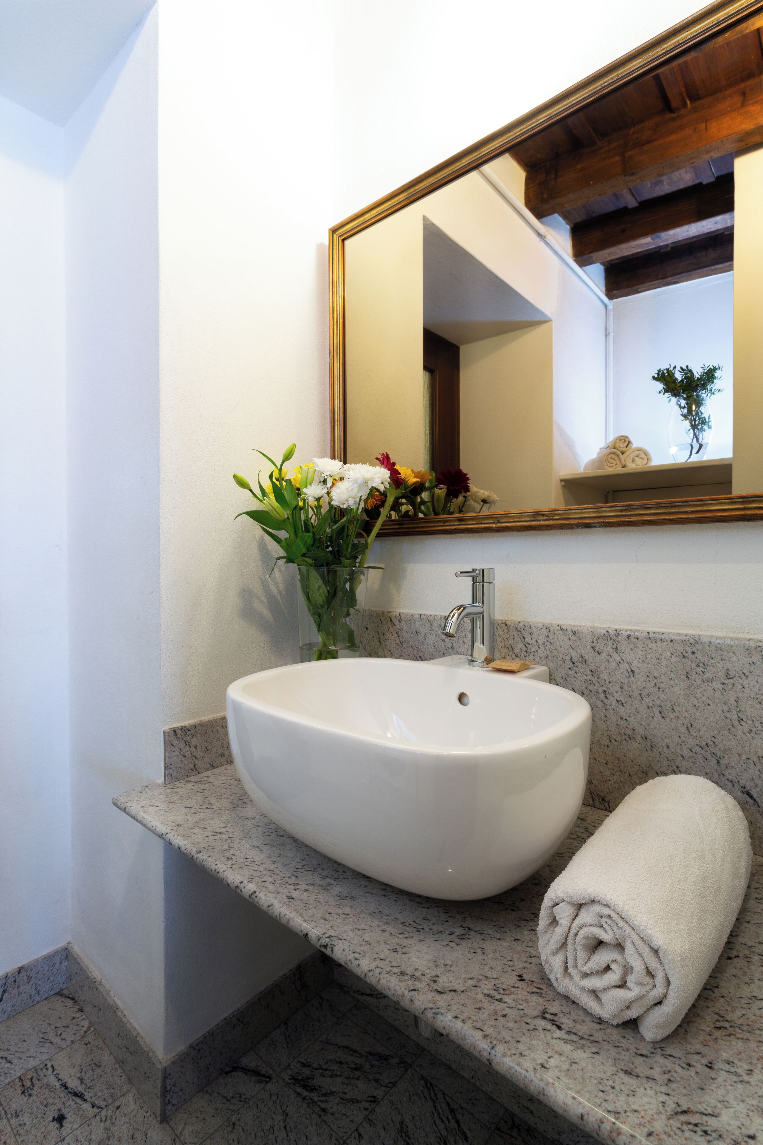 apartment (teatro via torquato tasso 4) | bathroom | shower, rainfall showerhead, free toiletries, hair dryer