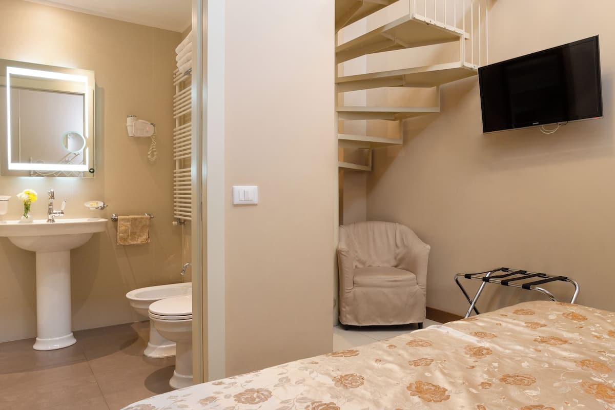 Suite (Duplex 4 adults) | 1 soveværelse, premium-sengetøj, dundyner