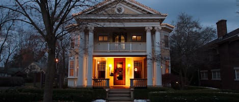 Front of property - evening/night