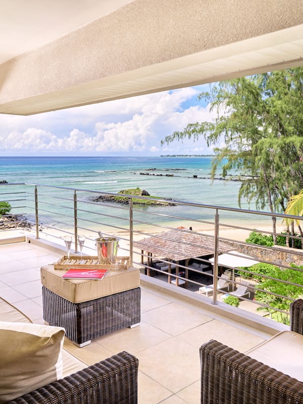 Penthouse, 3 chambres, en front de plage | Terrasse/Patio