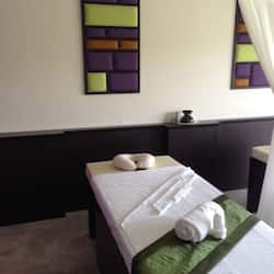 Salas de tratamiento para parejas, tratamientos corporales, aromaterapia