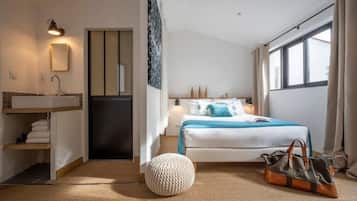Chambre double studio dans les dépendances | Literie de qualité supérieure, bureau, chambres insonorisées