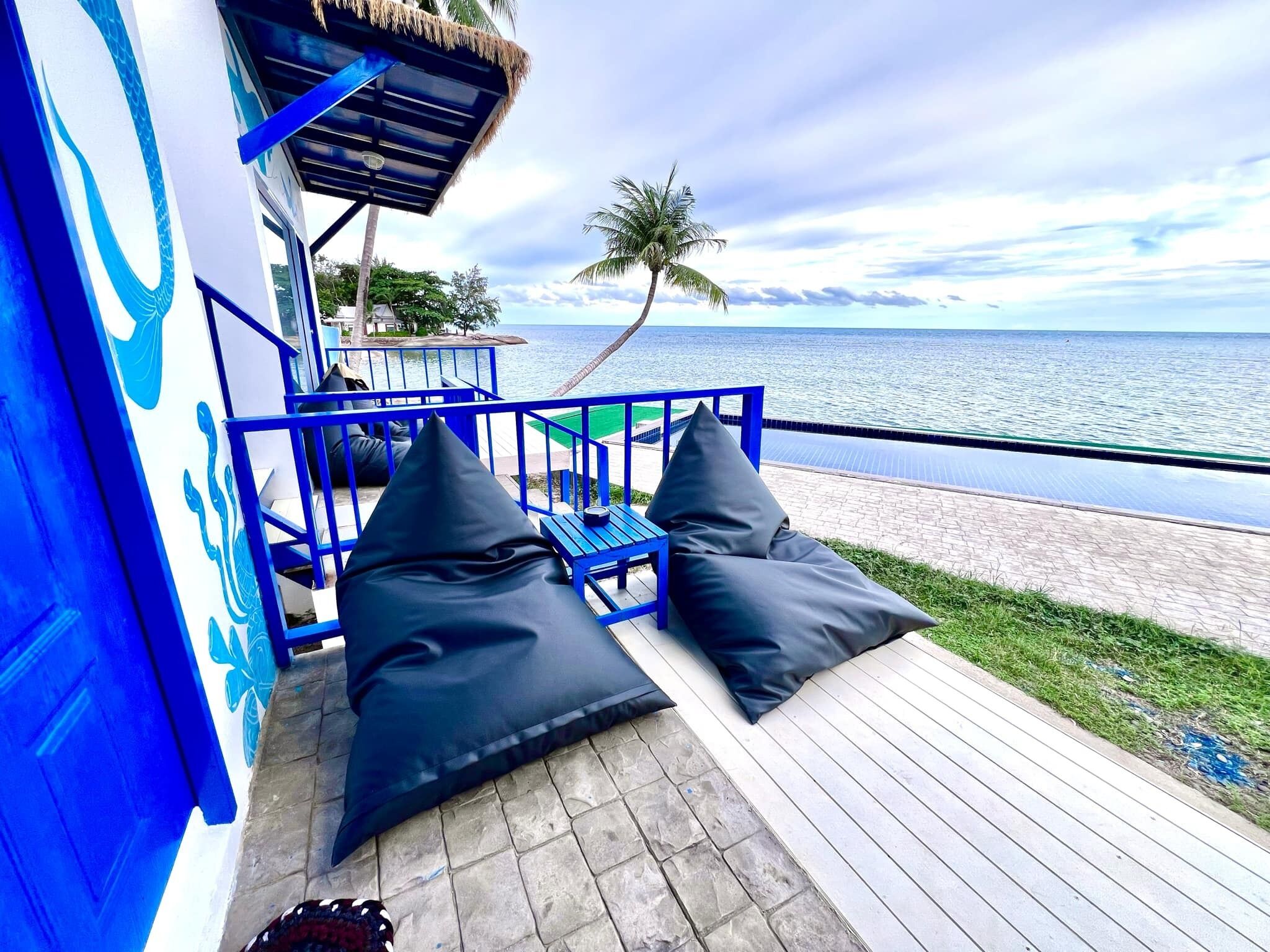 Villa « Premier », 1 très grand lit, vue mer, vue mer | Terrasse/Patio