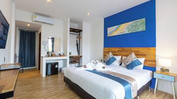 New Deluxe Building | Minibar, Wi-Fi gratis, dan seprai linen