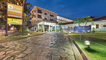 Front of property - evening/night