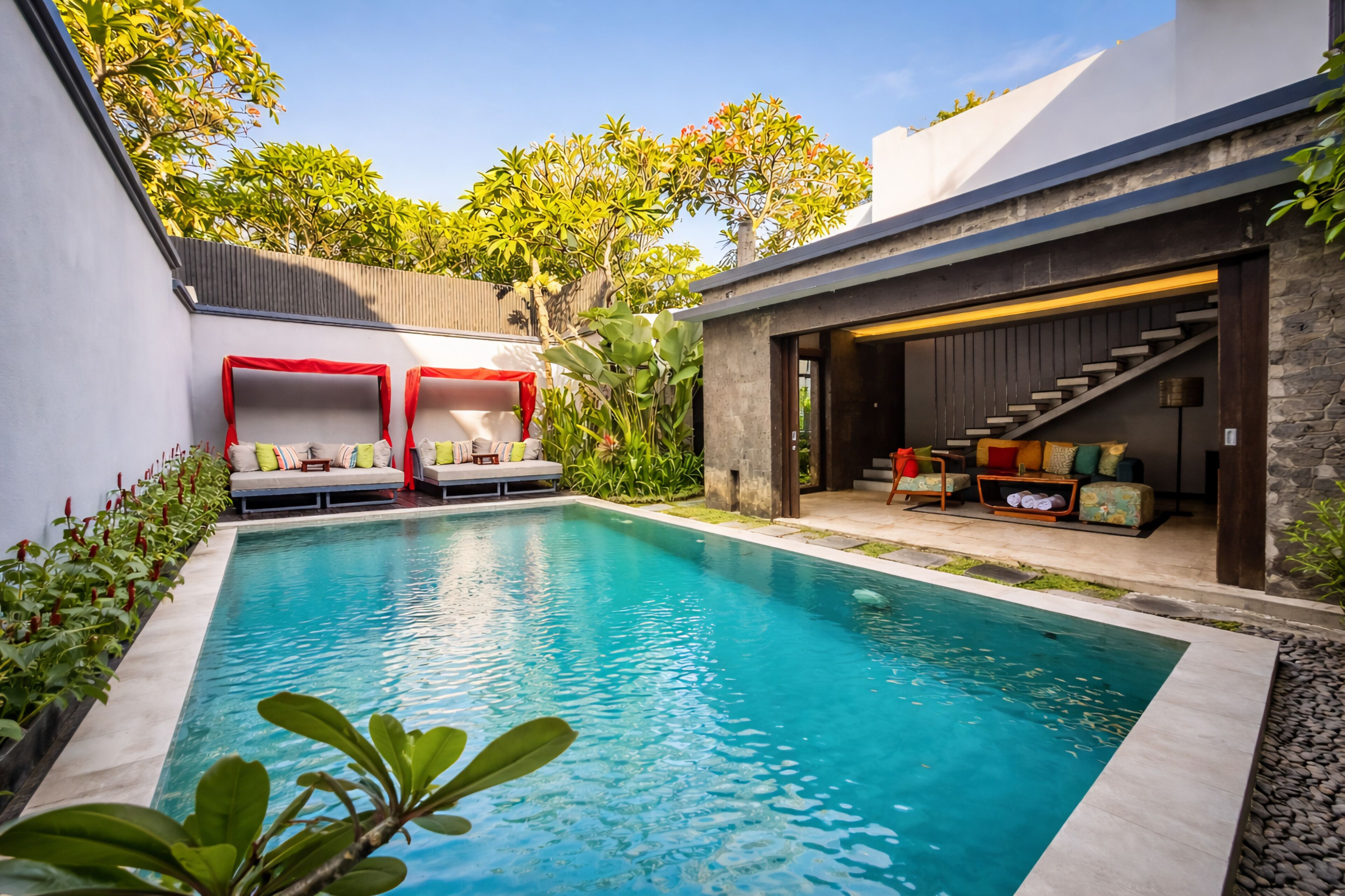 Vila família, 2 quartos, piscina particular | Piscina particular