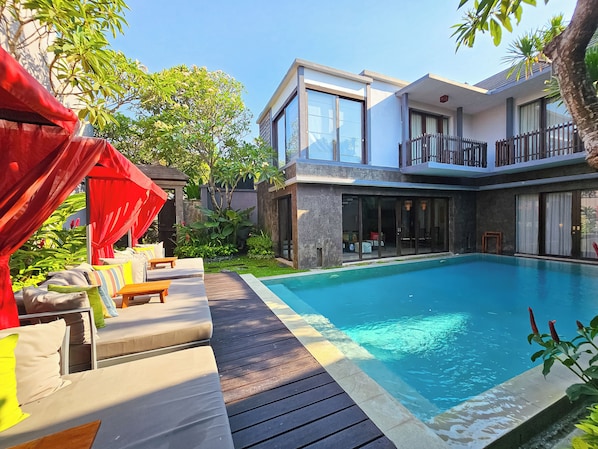 Villa Familiale, 3 chambres, piscine privée | Piscine privée